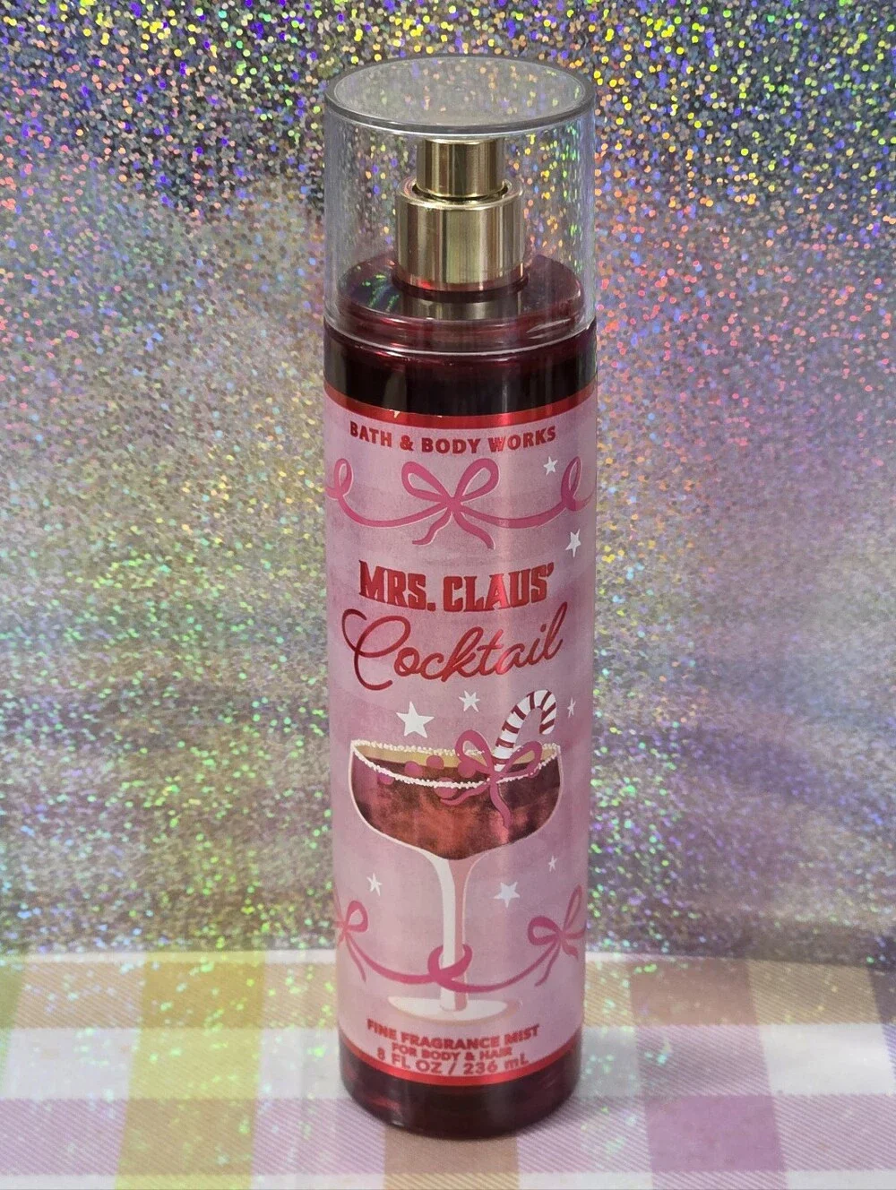 Bath & Body Works Mrs. Claus' Cocktail Fine Fragrance Body Mist 8oz NEW RARE